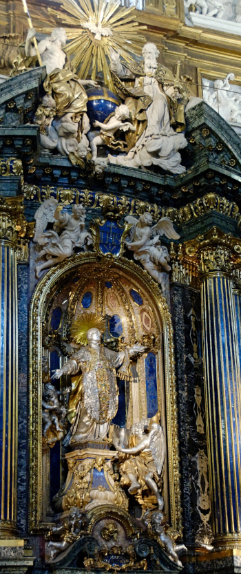 Revista de cultura católica Tesoros de la Fe / El altar de san Ignacio de  Loyola en la iglesia de Il Gesù